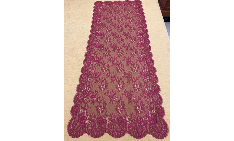 Mantilla echarpe máquina 60*170