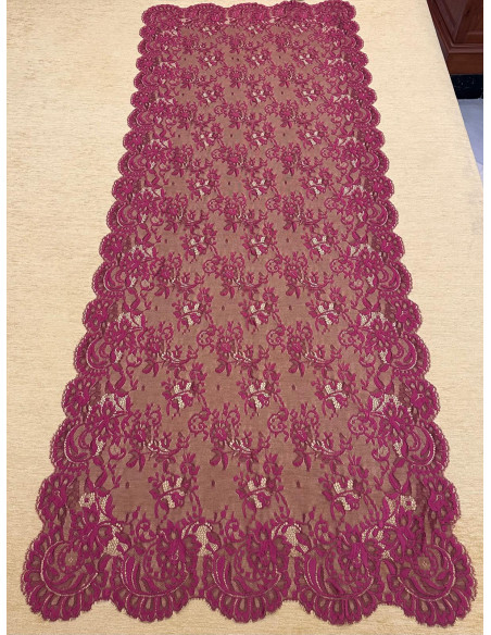Mantilla echarpe máquina 60*170