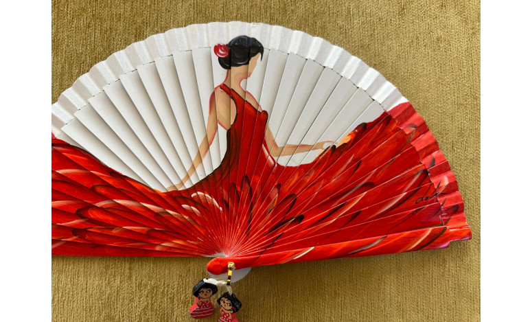 Abanico flamenca