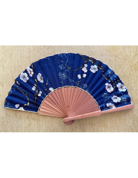 Abanico peral estampado