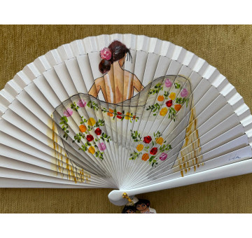 Abanico chica mantón 2