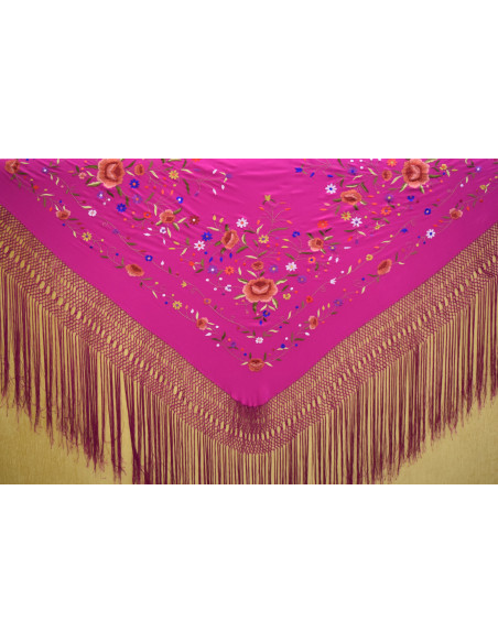 Mantón mano seda 140cm