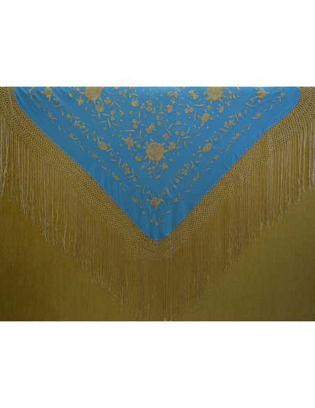 Mantón mano seda 115cm