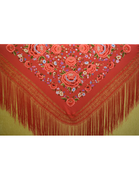 Mantón mano seda 140cm