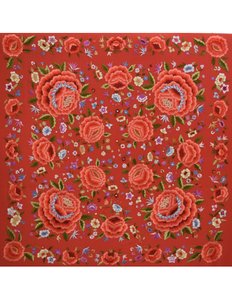 Mantón mano seda 140cm