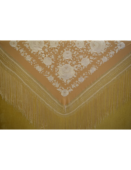 Mantón mano seda 140cm