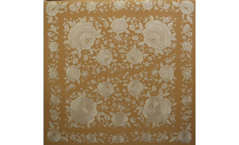 Mantón mano seda 140cm