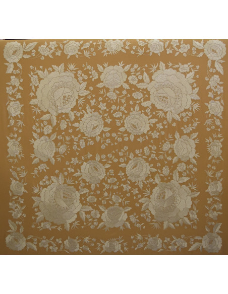 Mantón mano seda 140cm