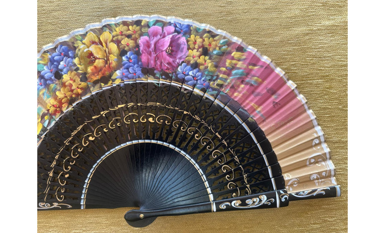 Abanico flores