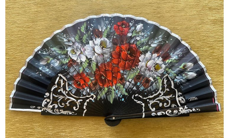 Abanico rosas