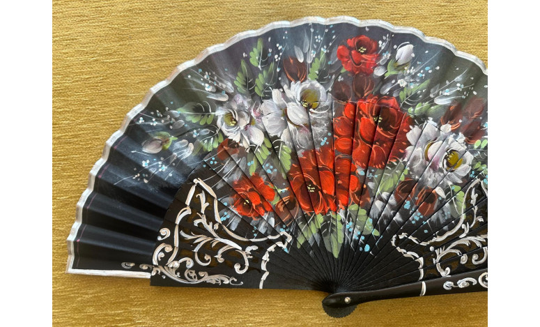 Abanico rosas