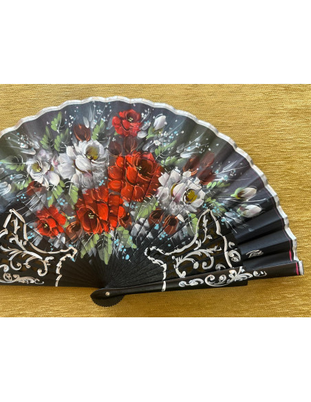 Abanico rosas