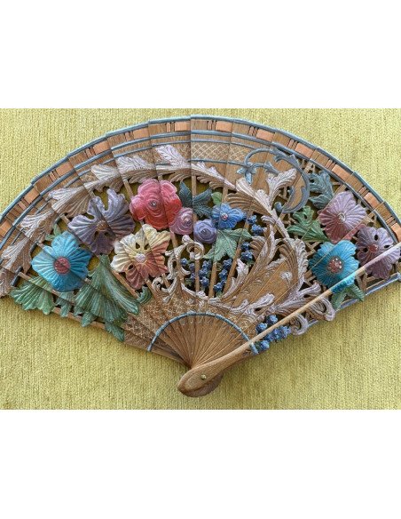 Abanico baraja 120º palosanto
