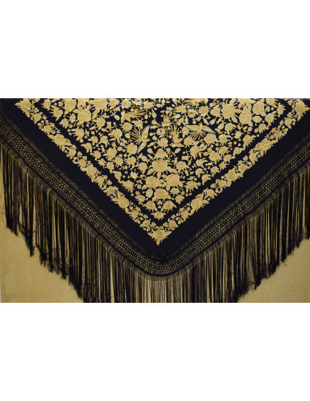 Mantón mano seda 140cm