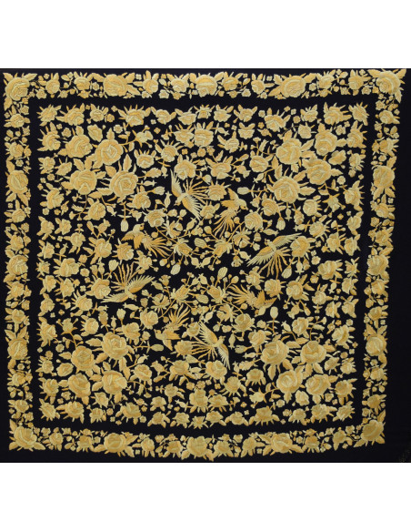 Mantón mano seda 140cm