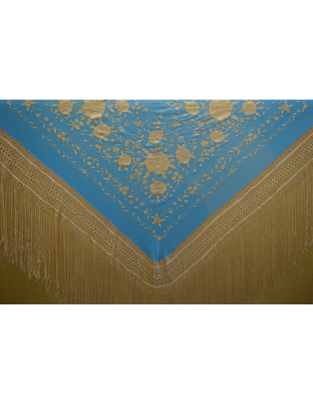 Mantón mano seda 140cm