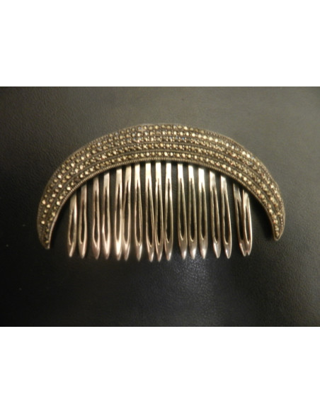 Peinecillo plata marcasitas