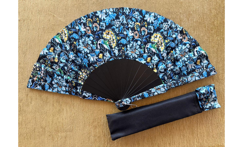 Abanico batik seda