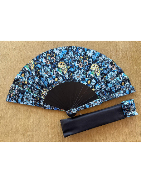 Abanico batik seda