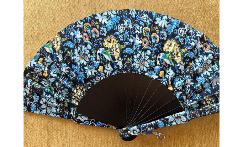Abanico batik seda