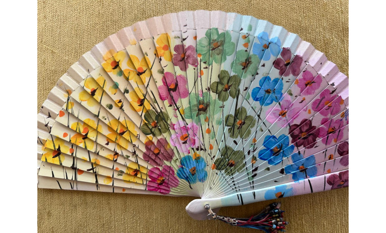 Abanico flores