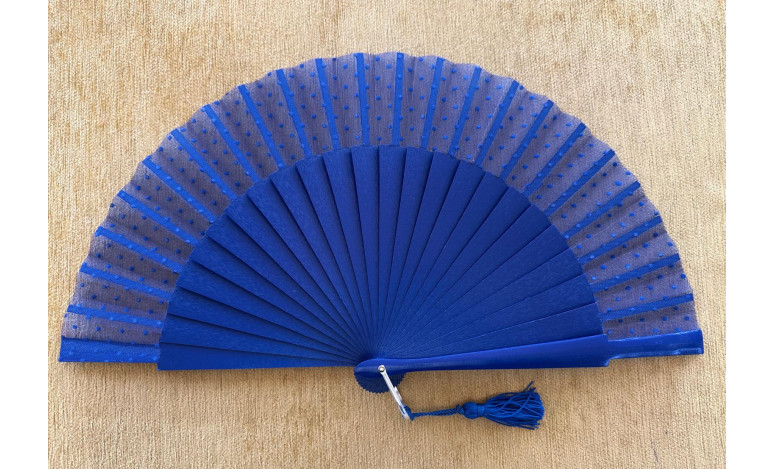 Abanico tul plumeti colores