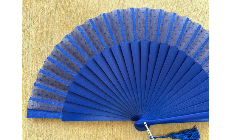 Abanico tul plumeti colores