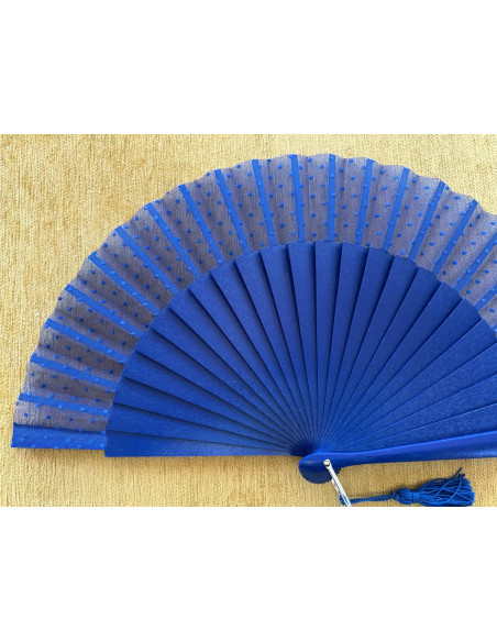 Abanico tul plumeti colores