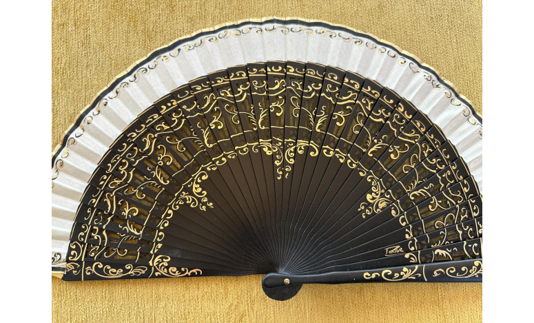 Abanico sapeli liso