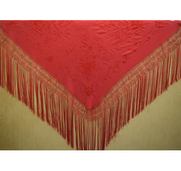 Mantón mano seda 115cm 2