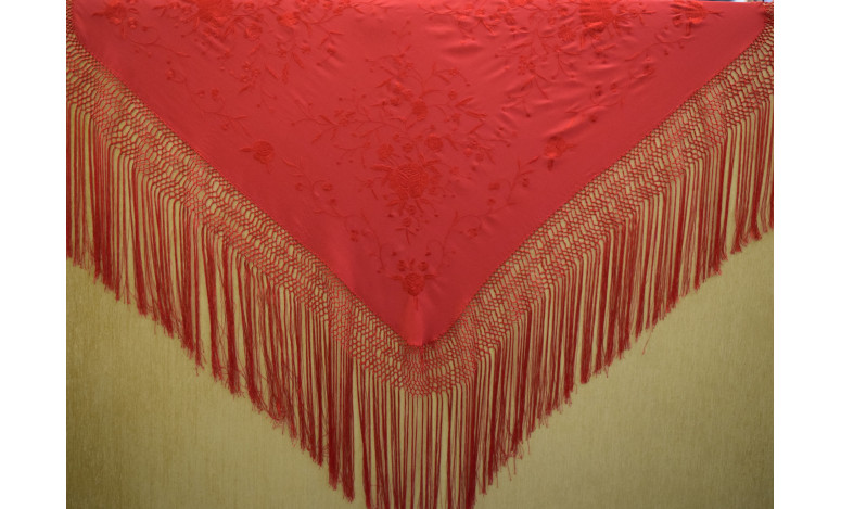 Mantón mano seda 115cm