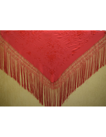 Mantón mano seda 115cm