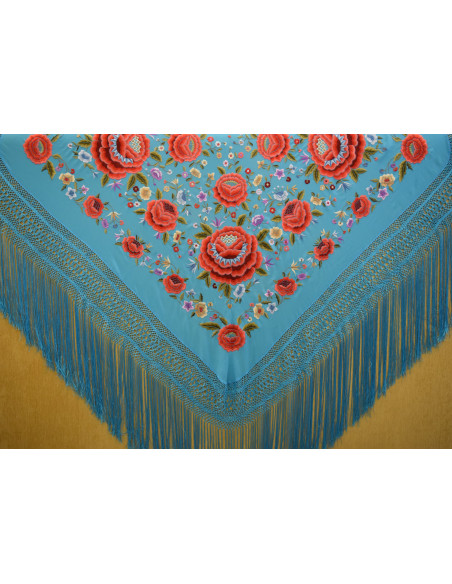 Mantón mano seda 140cm