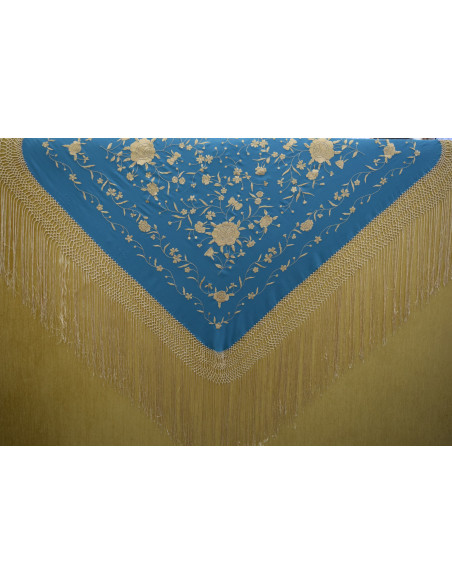 Mantón mano seda 115cm