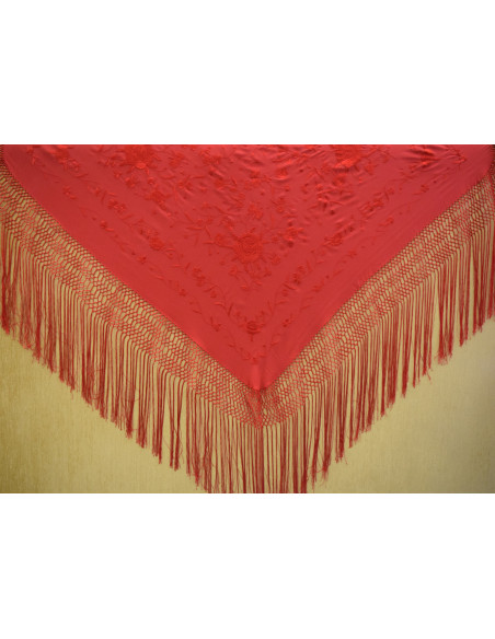 Mantón mano seda 115cm