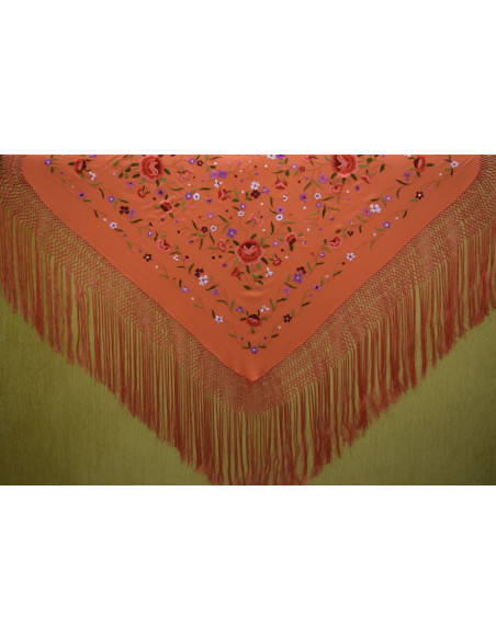 Mantón mano seda 115cm