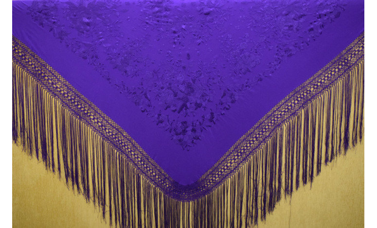 Mantón mano seda 140cm
