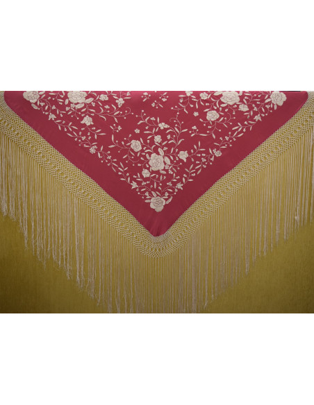 Mantón mano seda 115cm