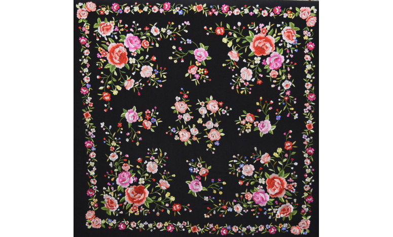 Mantón mano seda 140cm
