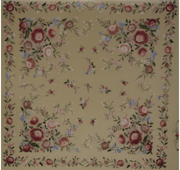 Mantón mano seda 145cm 2
