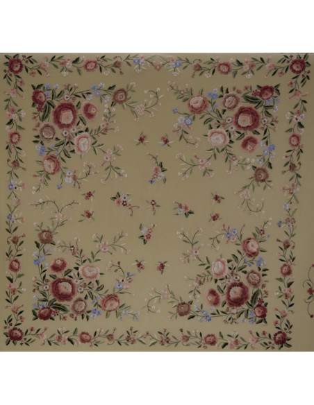 Mantón mano seda 145cm