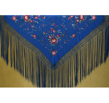 Mantón mano seda 115cm