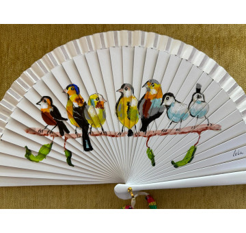 Abanico pájaros 2