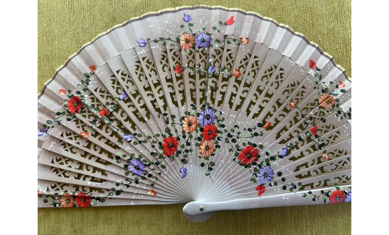 Abanico flores