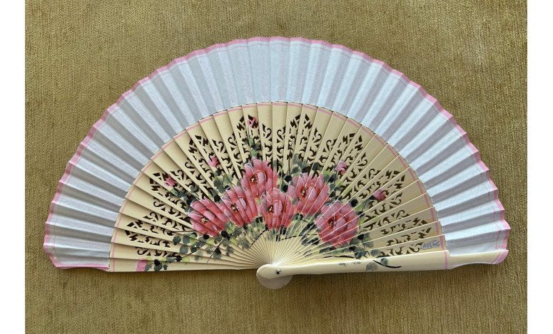 Abanico rosas