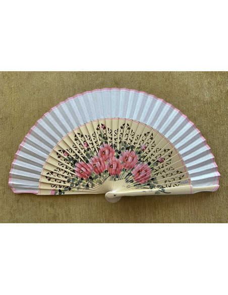 Abanico rosas