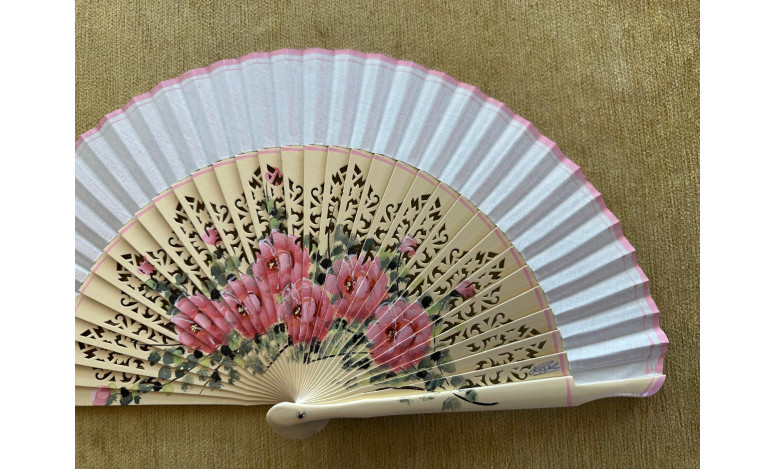 Abanico rosas