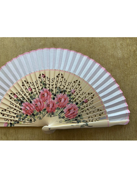 Abanico rosas