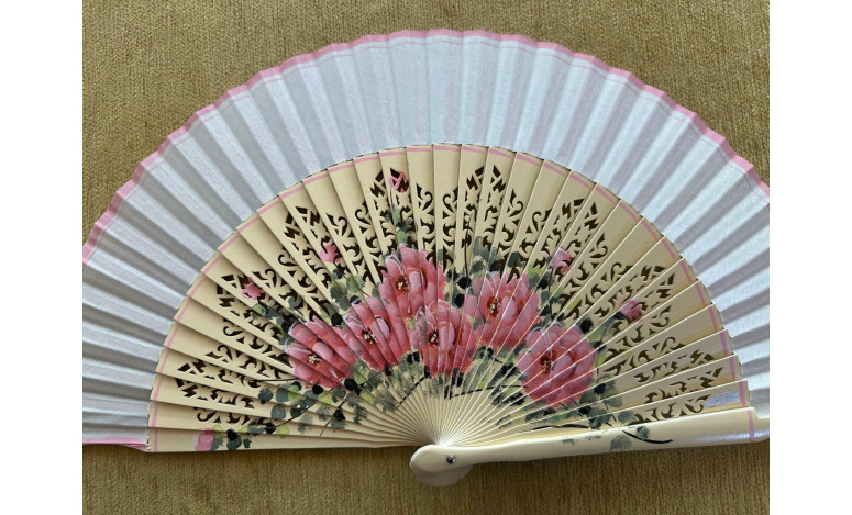 Abanico rosas