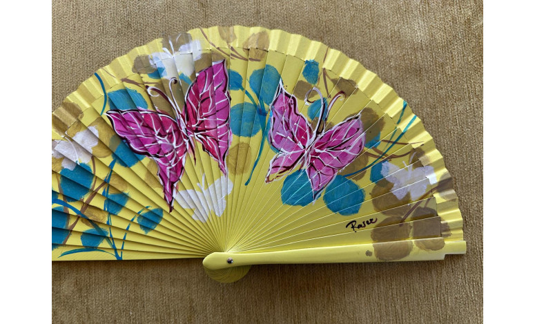 Abanico mariposas
